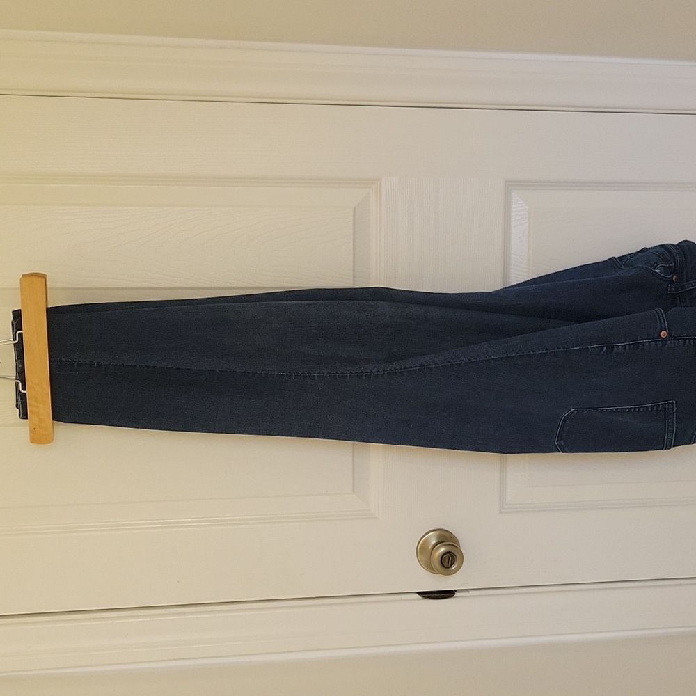 LOFT PLUS BUTTON FLY SKINNY JEANS